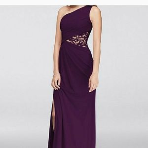 ISO Plum bridesmaid dress